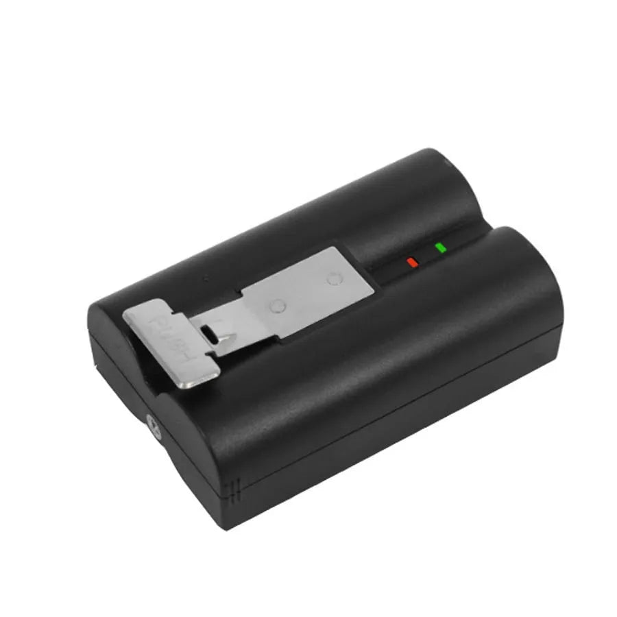 Black RV4 replacement battery for Ring Battery V4 doorbell, 6040mAh, with Type-C cable, dimensions 70.0mm x 45.1mm x 25.0mm