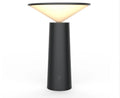 Black or white USB desk lamp with touch sensor, adjustable lamp head, and LED light source