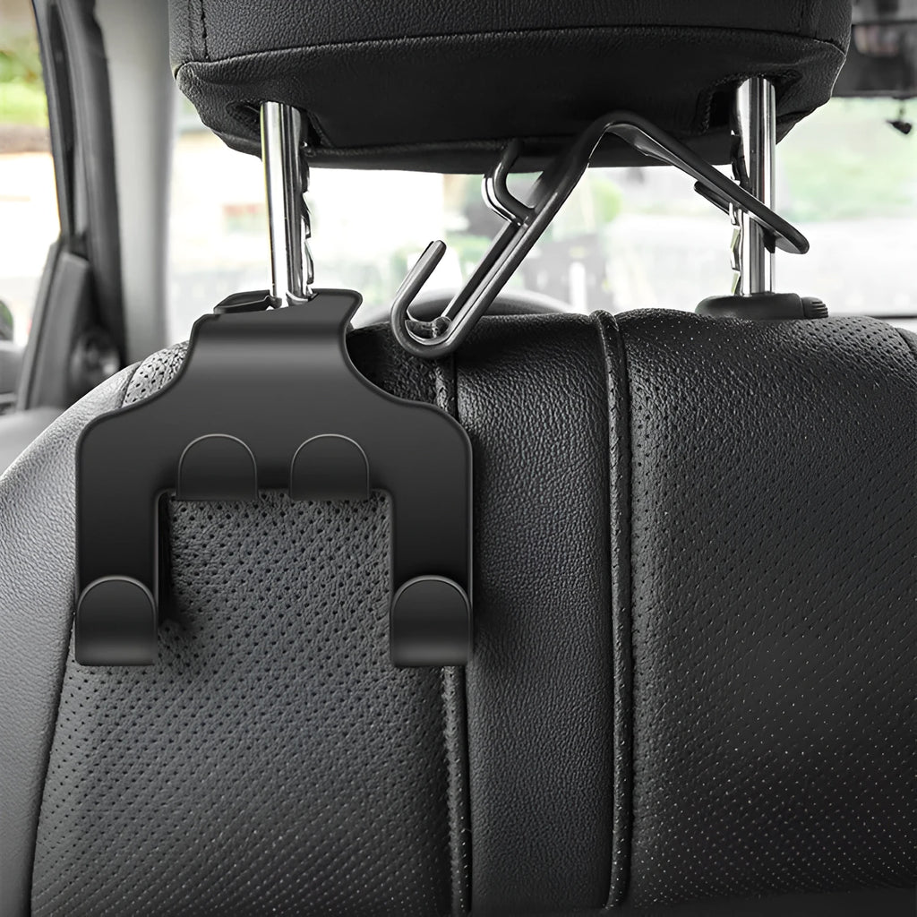 Car multifunction mobile phone holder hook made from ABS material, set of two pieces