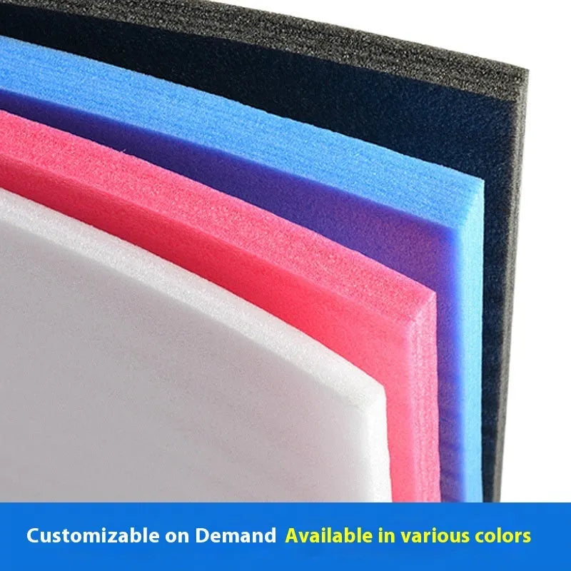 White high-density pearl cotton foam board panel measuring 200cm by 100cm.