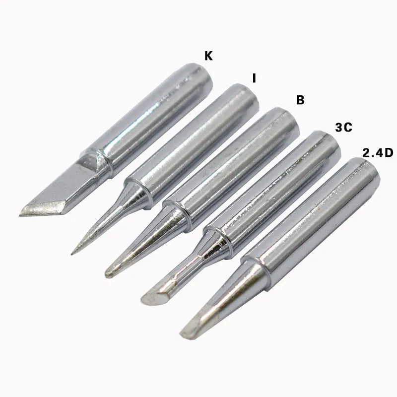 43mm soldering iron tip set with multiple shapes for welding and assembly work