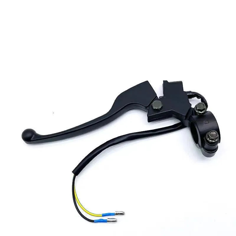 Aluminium alloy brake handle assembly with power off switch line attached