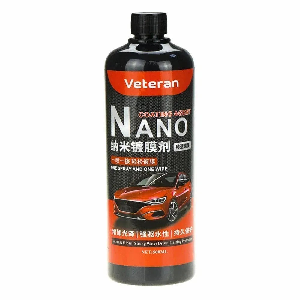 Automotive coating spray bottle in 250ml or 500ml size for car maintenance and protection