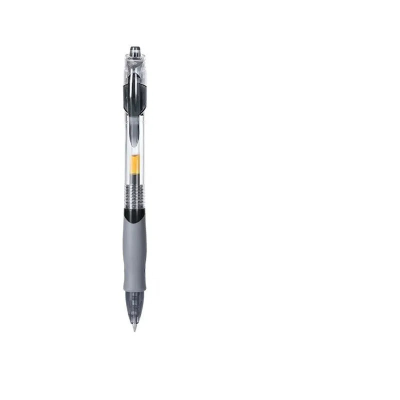 0.5mm gel pen with black, red, and blue ink refills for office and school writing