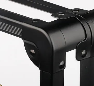 PVC hair tools storage suitcase open showing interior space for styling equipment
