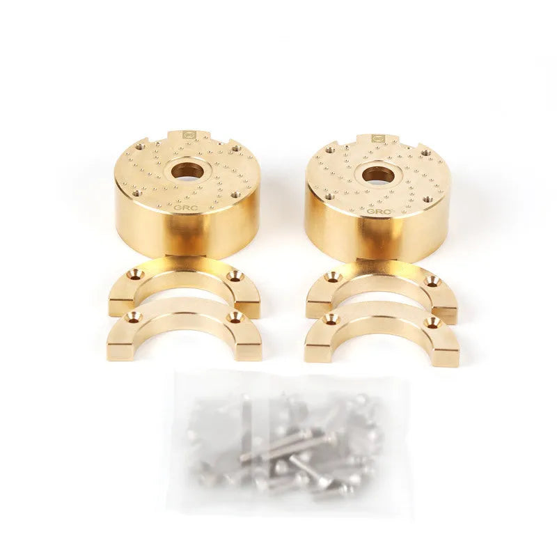 Brass gearbox cover component for RC car axle door replacement part