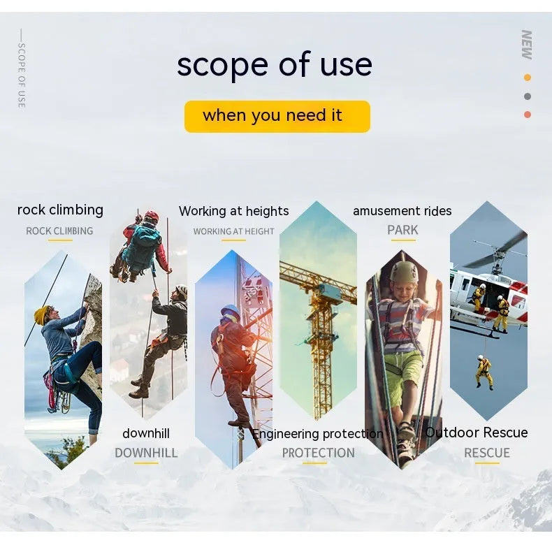 Automatic master lock climbing carabiner in five colour options for outdoor equipment