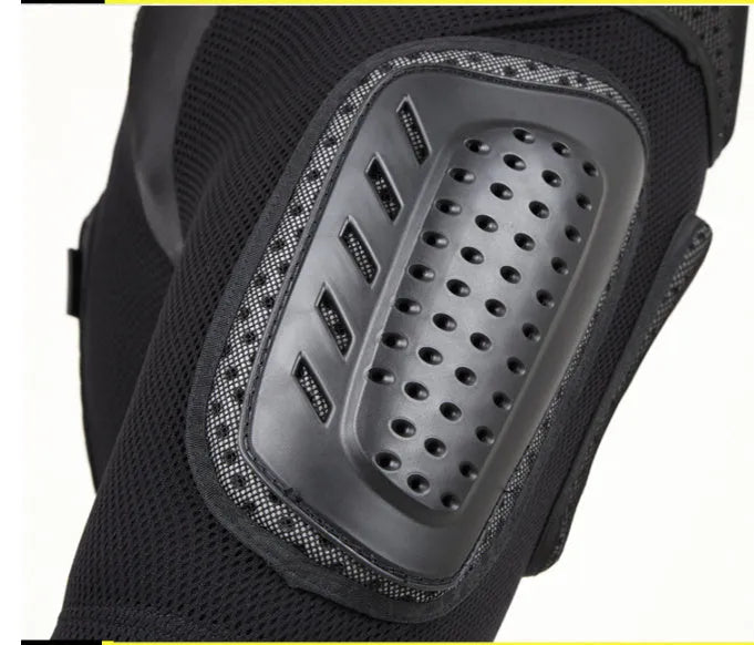 Black cycling hip protection pants showing adjustable sizing and hip padding for sports safety