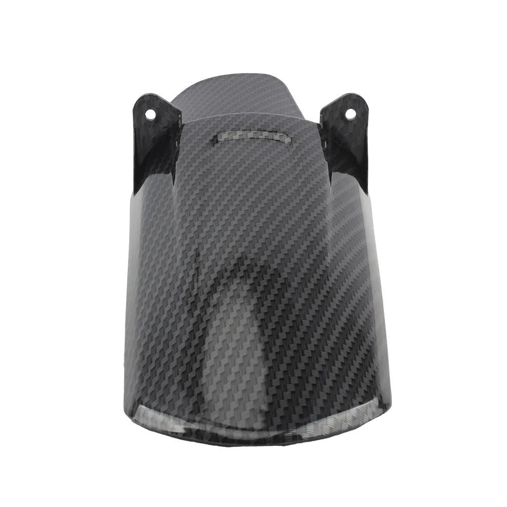 Carbon fibre scrambling motorcycle fender for Light Bee model rear shock absorber