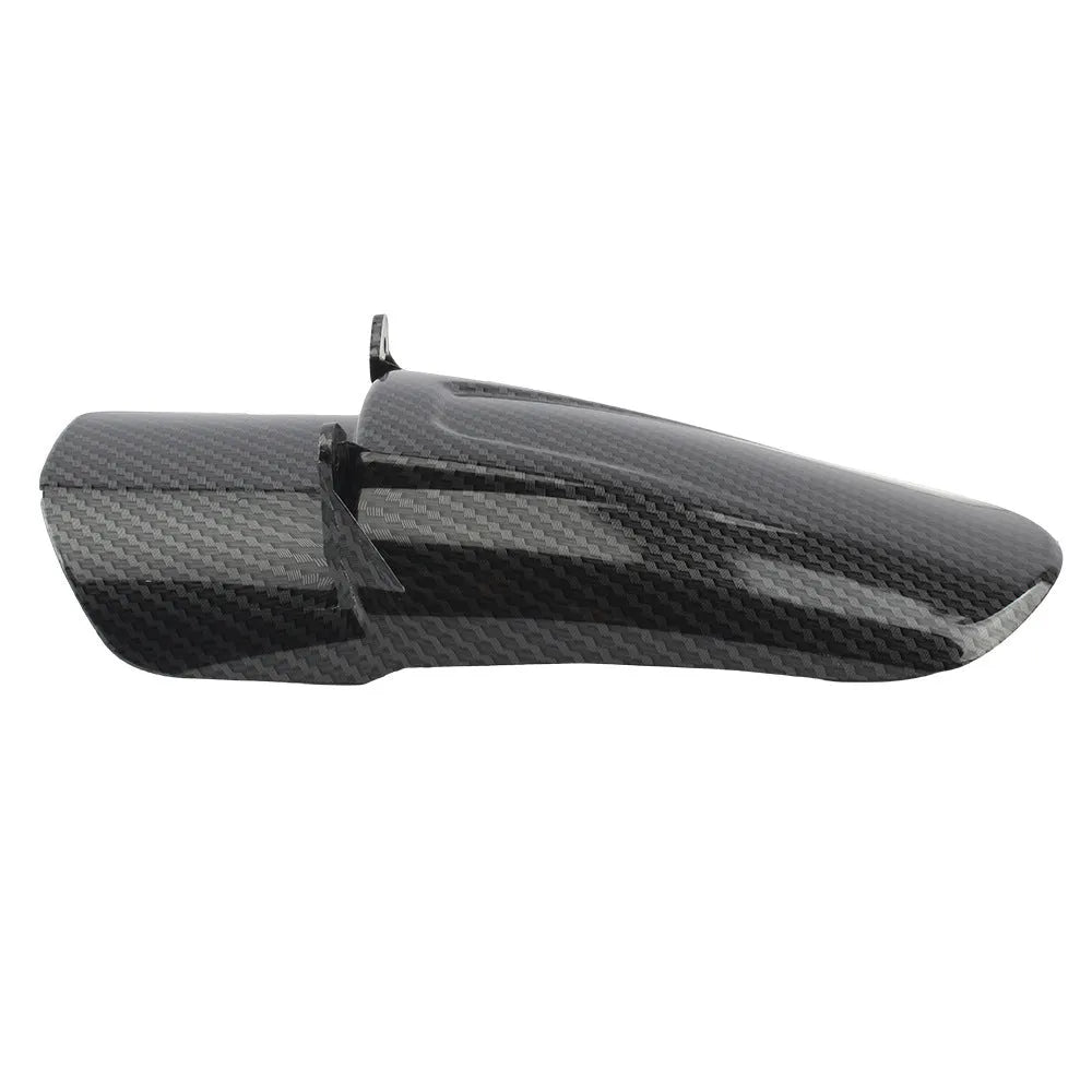 Carbon fibre scrambling motorcycle fender for Light Bee model rear shock absorber