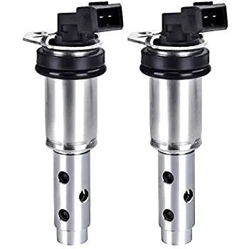 Metal BMW camshaft VVT solenoid valve measuring 25 by 15 by 10.5 centimetres