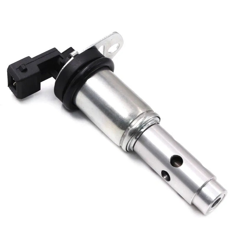 Metal BMW camshaft VVT solenoid valve measuring 25 by 15 by 10.5 centimetres