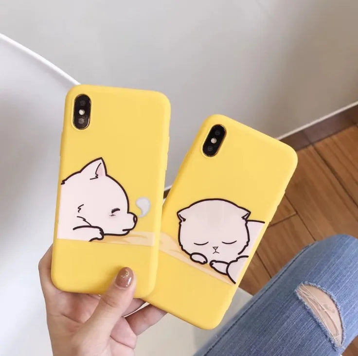 Funny cartoon giraffe design TPU silicone phone case for iPhone 7 8 Plus XR XS Max