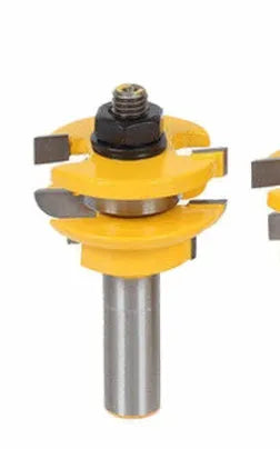 3-piece hard alloy woodworking forming cutter set, 25.4mm blade, 42mm diameter, 12.7mm shank