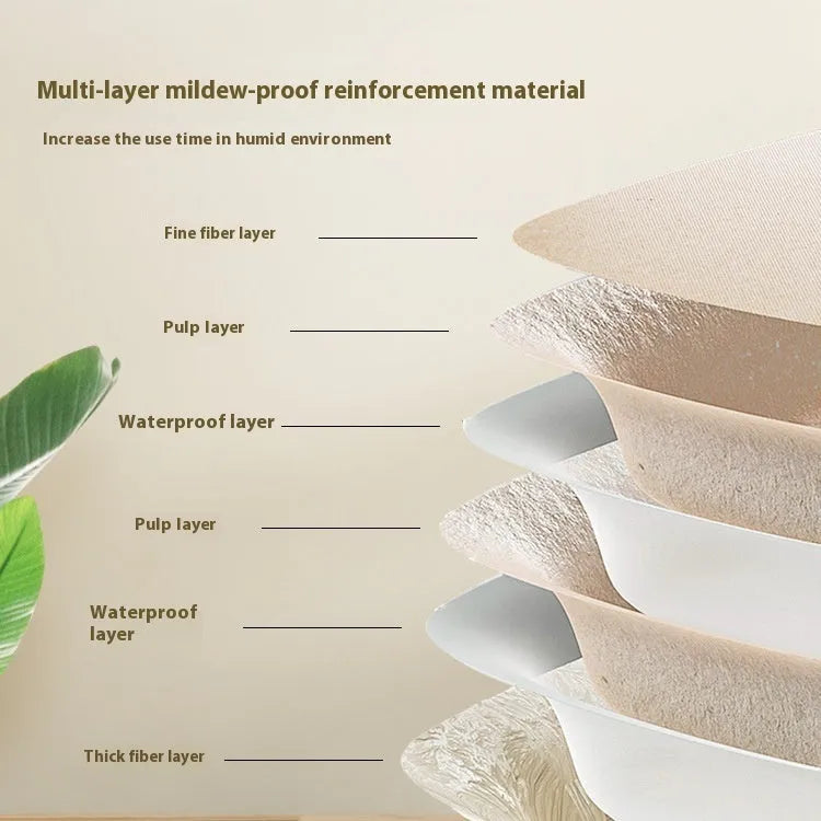 Brown disposable waterproof cat litter box with environmentally friendly degradable materials in three size options