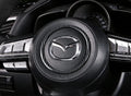 Mazda CX-4 steering wheel with electroplated silver ABS decoration ring installed