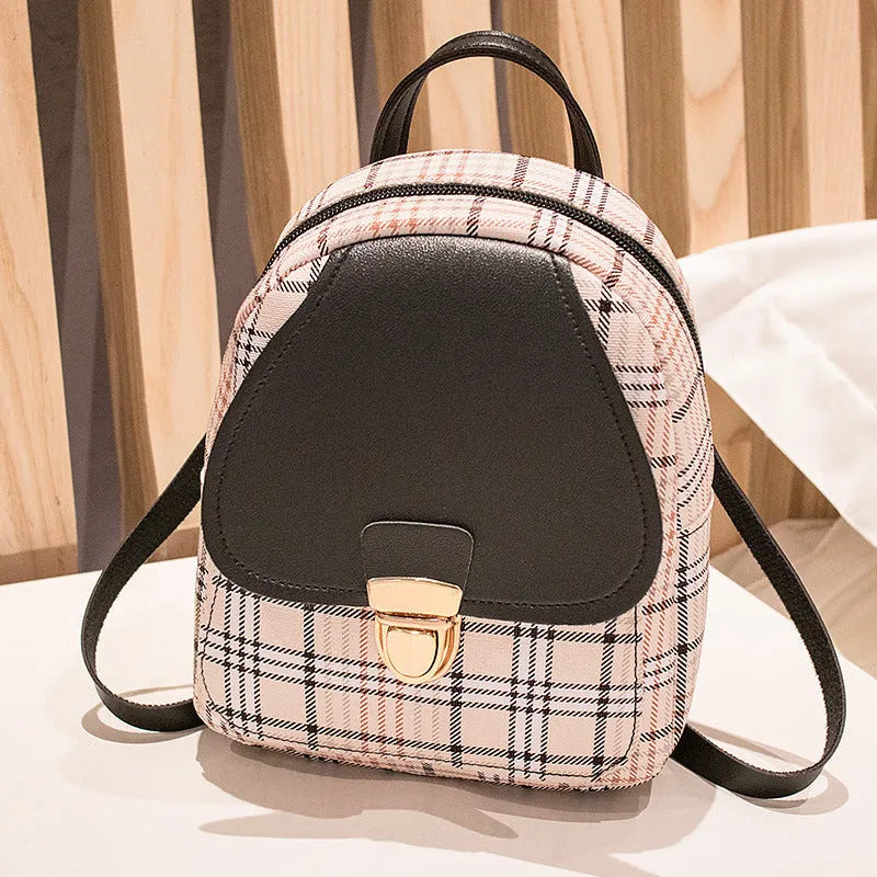 A PU phone bag shown in one of five colour options, demonstrating diagonal shoulder carry.