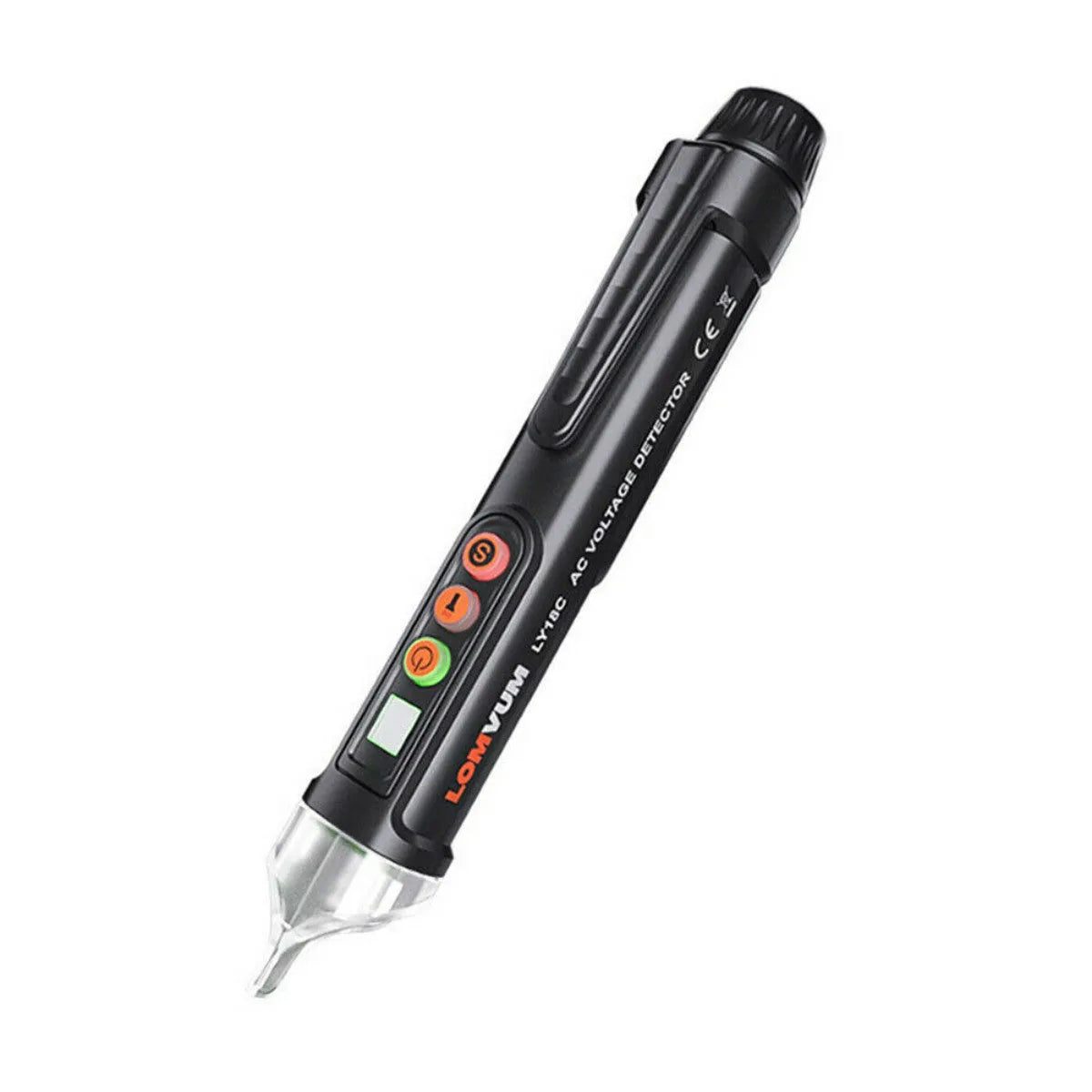 Intelligent multi-function line detection induction test pencil in black or AC 10 colour