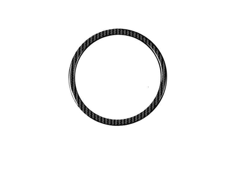 Mazda CX-4 steering wheel with electroplated silver ABS decoration ring installed