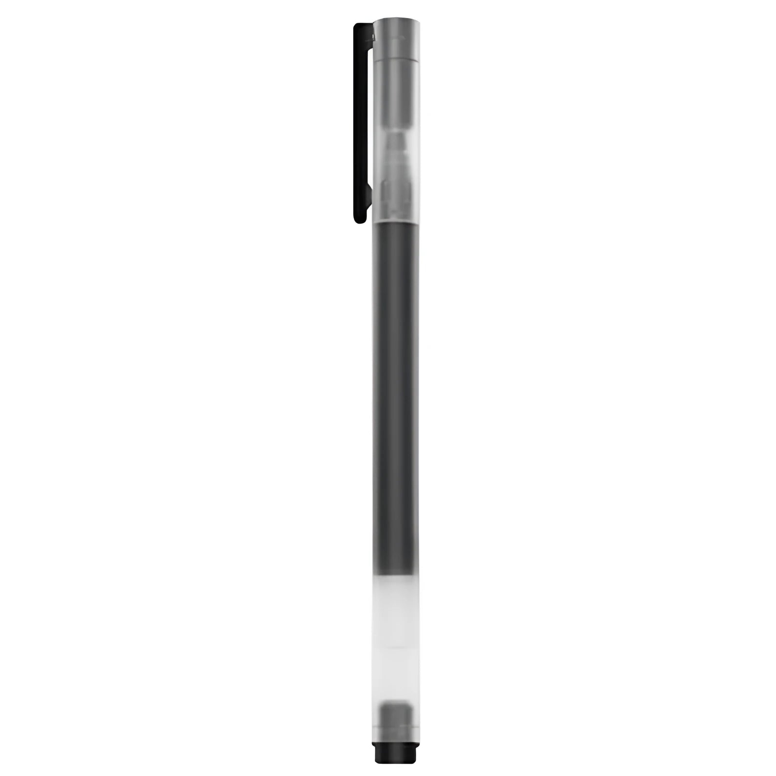 Xiaomi black gel pen with 0.5mm tip on white background