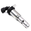 Metal BMW camshaft VVT solenoid valve measuring 25 by 15 by 10.5 centimetres