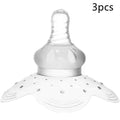 Nipple protector for breastfeeding mothers in petals or transparent colour