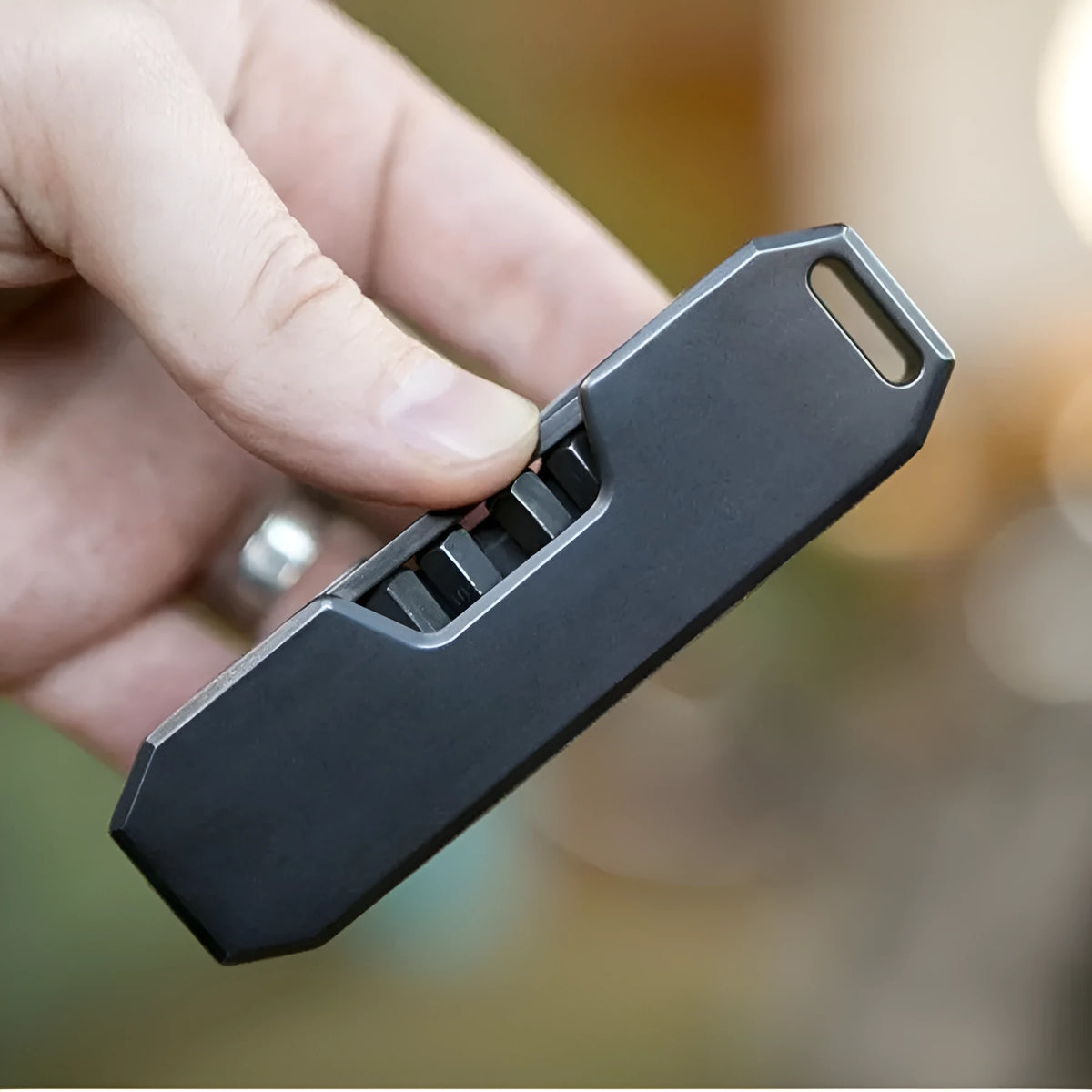 Creative Outdoor EDC pocket tool set in black or grey with 8 or 10 heads and plastic or aluminium alloy handle