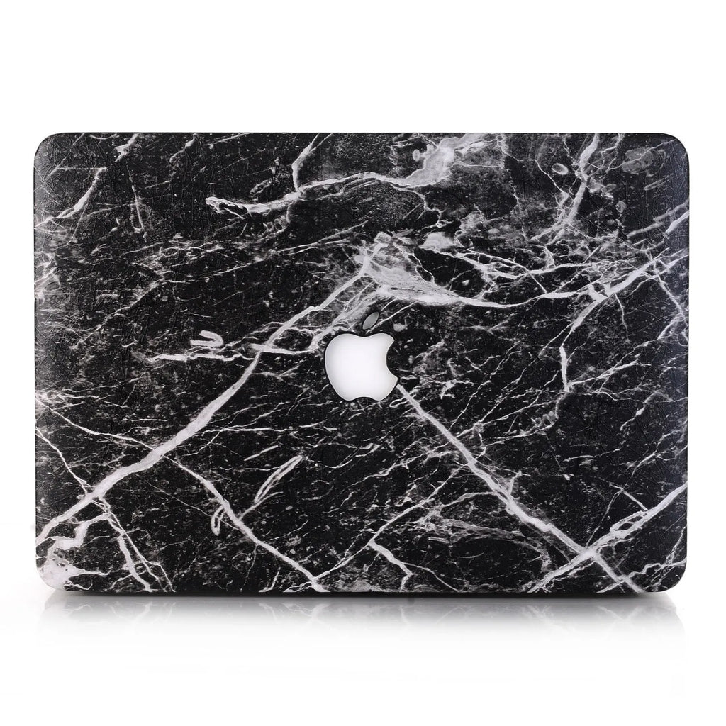 MacBook protective case in Rose Gold, compatible with Apple models, PC plastic and imitation leather, Plane and Hollow out styles.