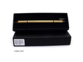 Inkless metal pen with alloy steel tip in choice of five metallic colours showing 0.5mm nib and protective accessories