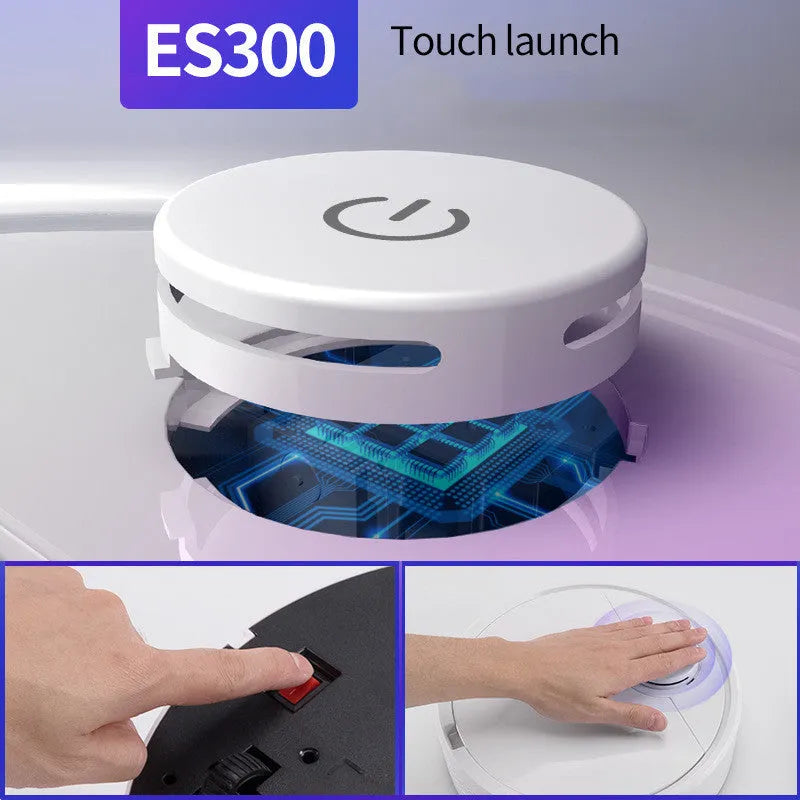 Automatic floor sweeping robot with 28cm diameter and 3000mAh lithium battery