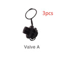 Valve rotating nozzle cover replacement parts for inflatable boats and mattresses