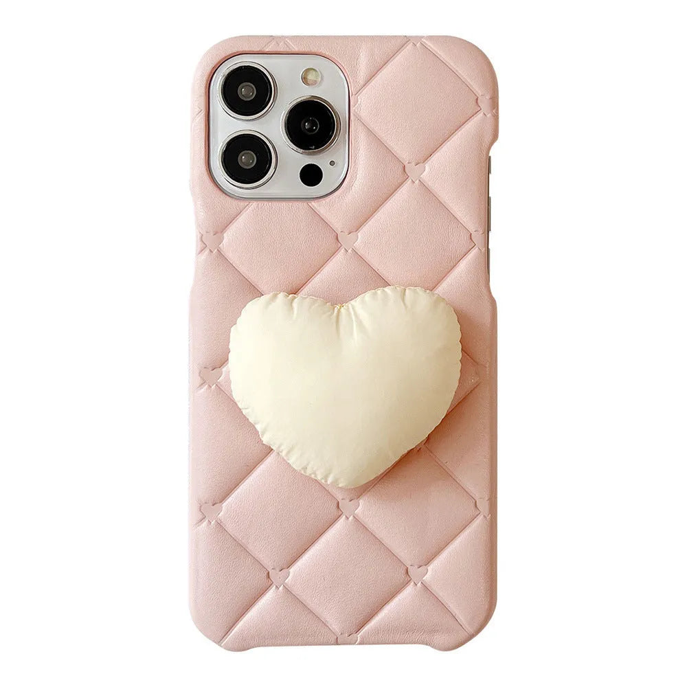 Blue 3D cartoon TPU back cover phone case with card slot for iPhone 11 to 15 Pro Max