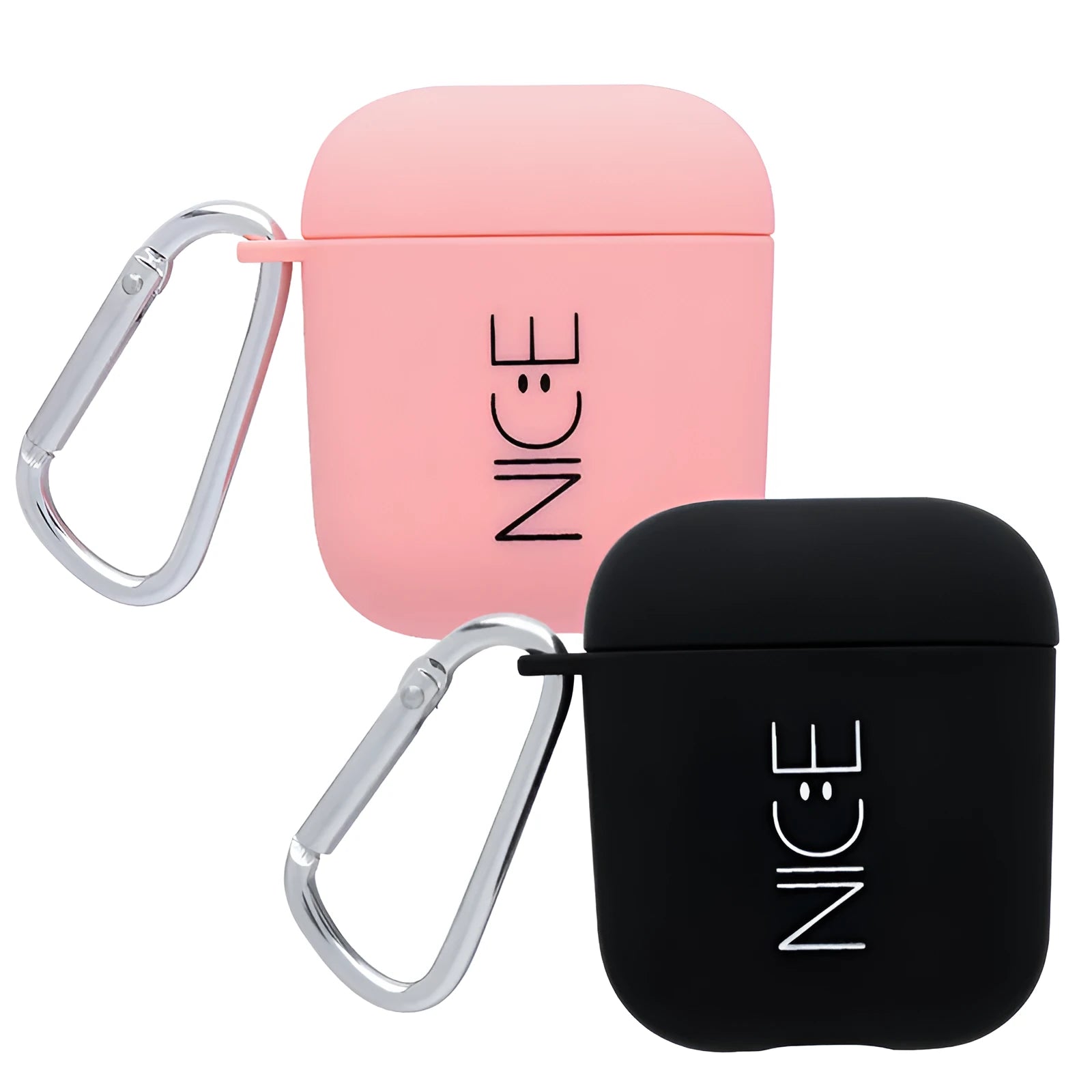 AirPods case cover with decorative pattern in PC material for Apple wireless headphones