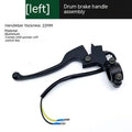 Aluminium alloy brake handle assembly with power off switch line attached
