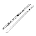 Two-section ultra-narrow drawer slide rail with ball bearings, shown in 17mm width