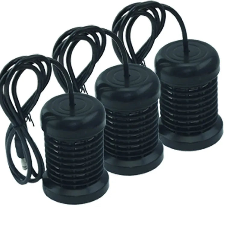 Black electrolytic ion head with stainless steel electrode and ABS housing for foot bath detox machine, 15W