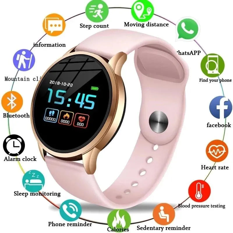 Z60 smart watch with Bluetooth connectivity and silicone strap in black
