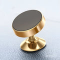 Aluminium magnetic car phone holder with CD texture finish in black, gold and silver colour options