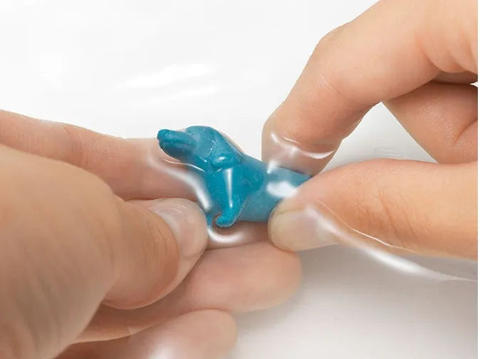Mimi Pet cute dachshund silicone earplug for noise reduction in blue