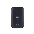 Black GF21GPS child tracker GPS locator on table showing compact plastic design
