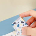 Brick-shaped natural rubber pencil eraser for traceless mark removal