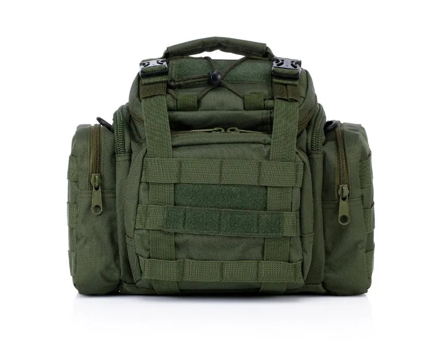Fishing bag 600D Oxford cloth 15L multi-function in black 30x18x20 cm