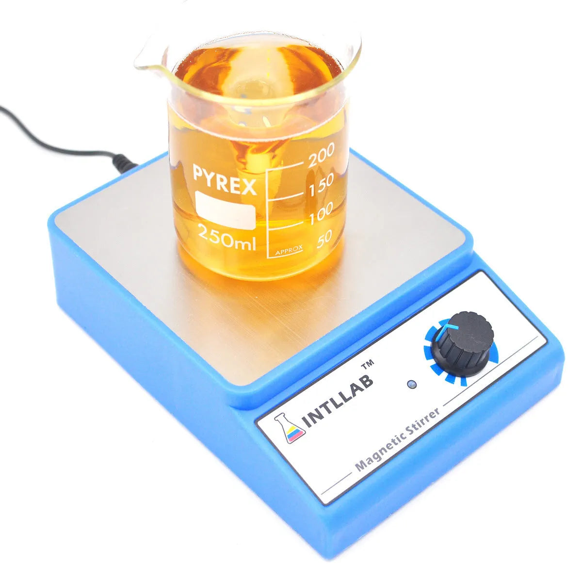 Laboratory magnetic stirrer MS500 with ABS and 316 stainless steel body, 130x130mm work table, 3000ml capacity