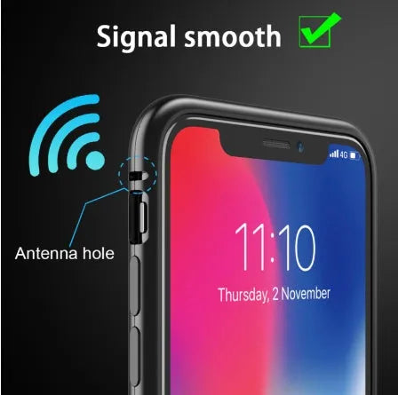 PC metal edge phone case for iPhone Samsung back cover in black transparent option