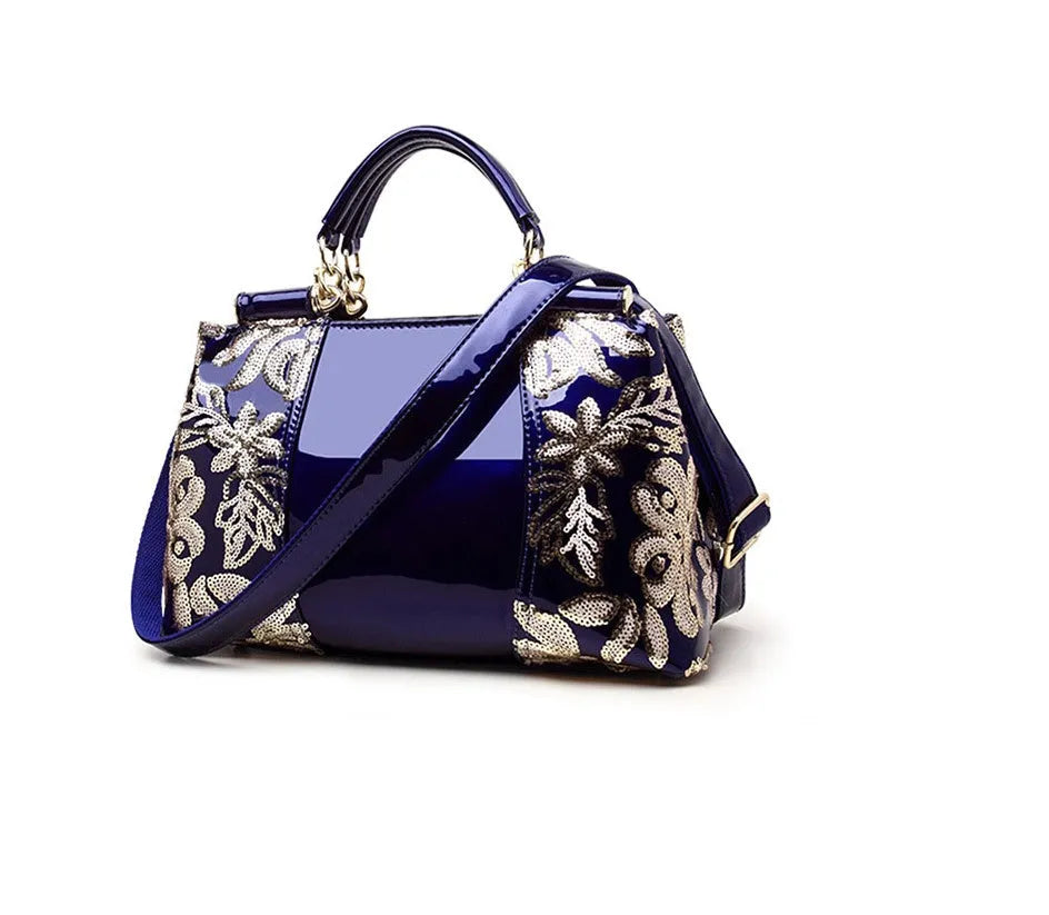 Simple PU shoulder handbag for women in Rainbow Magic colour options including Black, Gold, Red, Sapphire, Wine red.