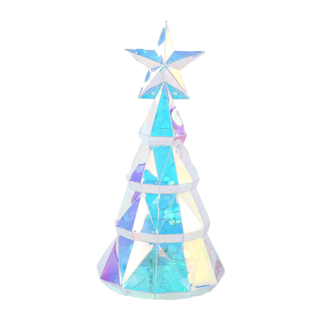 Colourful cartoon LED Christmas tree decorative light with battery-powered operation
