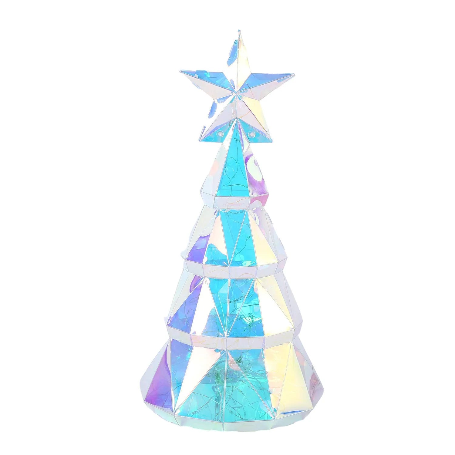 Colourful cartoon LED Christmas tree decorative light with battery-powered operation