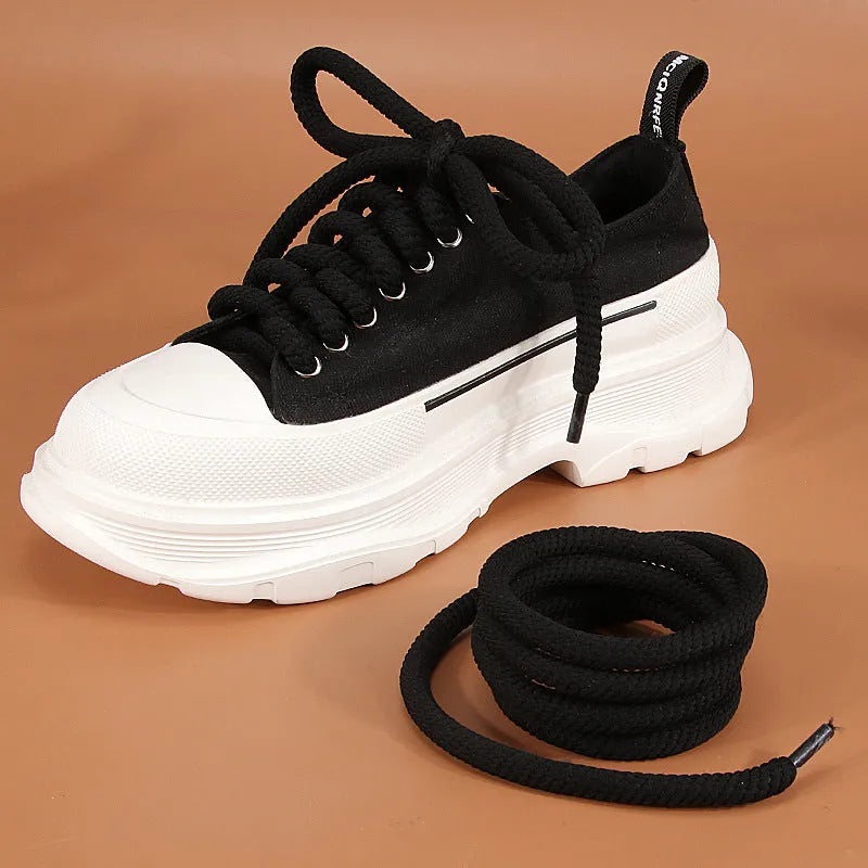 10mm round woven shoelaces for bread shoes in white, beige and black colours