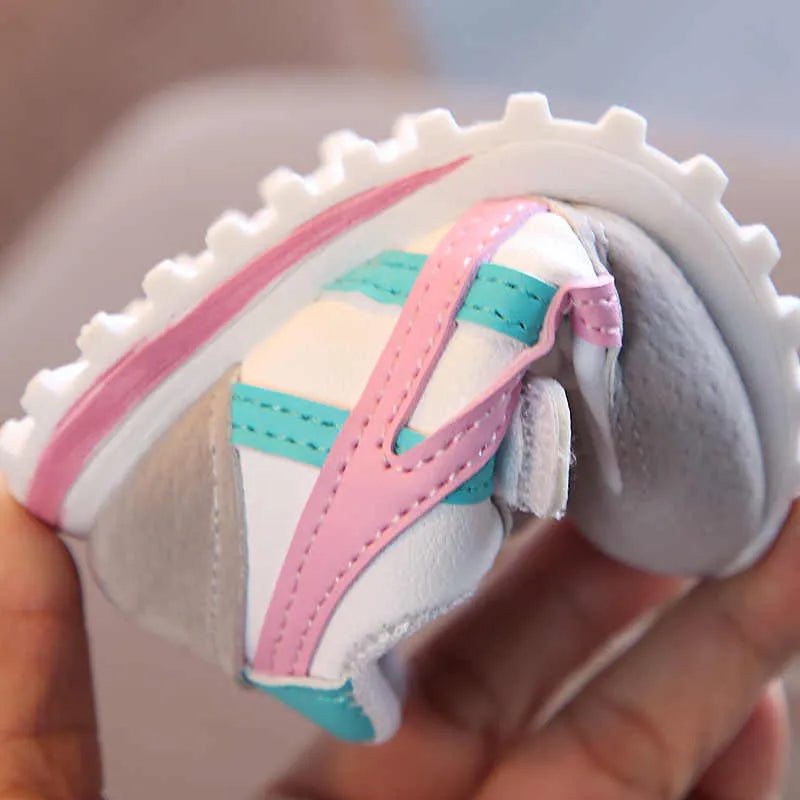 Baby toddler mesh board shoes in green, gules, and pink colour options with multiple sizes