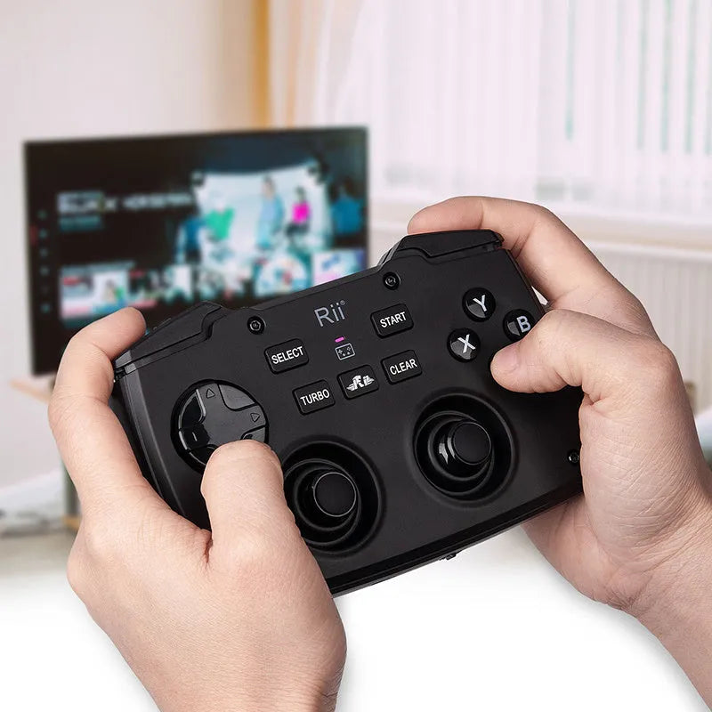 Black wireless mini keyboard with USB connection and ergonomic support, compact design without multimedia keys.